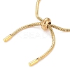 Adjustable 304 Stainless Steel Slider Bracelet/Bolo Bracelets Making X-BJEW-F412-04G-3
