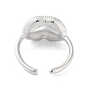 Non-Tarnish 304 Stainless Steel Open Cuff Rings RJEW-H217-01P-3