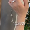 Alloy Satellite Chains Link Ring Bracelets FS-WG5C966-02-2