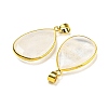 Natural Quartz Crystal Pendants G-K338-20G-2