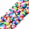 Handmade Polymer Clay Beads Strands CLAY-N008-002G-1
