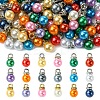 50Pcs 10 Colors ABS Plastic Imitation Pearl Charms KY-YW0001-84P-2
