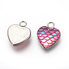 304 Stainless Steel Pendants STAS-F184-B03-2