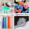 Rainbow Polyester Fabric Sparkling Tulle Roll OCOR-WH20006-55A-4