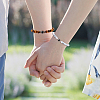 4Pcs 4 Styles I Love You in 100 Languages Projection Bracelets Set BJEW-FI0001-03-5