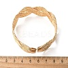 Electrophoresis Iron Cuff Bangles for Women BJEW-M057-02G-3