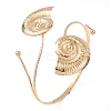 Alloy Cuff Bangles BJEW-Z168-01G-01-4