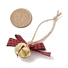 Iron Bell Pendant Decoration HJEW-JM02248-02-3