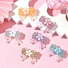 6Pcs 6 Colors Transparent Resin Beads RESI-YW0005-47-4