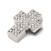 304 Stainless Steel Rhinestone Slide Charms STAS-P421-04D-P-2