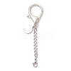 3Pcs 3 Styles Alloy & 304 Stainless Steel Lobster Claw Clasps HJEW-JM03381-4