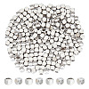 250Pcs 201 Stainless Steel Beads STAS-ME0002-50-1