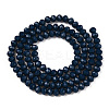 Opaque Solid Color Glass Beads Strands EGLA-A034-P10mm-D16-2