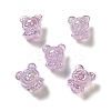 UV Plating Rainbow Iridescent Acrylic Beads PACR-M002-01D-1