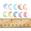 50Pcs Gradient Color Glass Pendants GLAA-FS0001-48-6