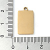 Ion Plating(IP) 304 Stainless Steel Pendants STAS-D025-06G-01-3