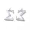 Tarnish Resistant 304 Stainless Steel Charms STAS-K215-21P-2
