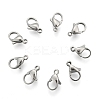 304 Stainless Steel Lobster Claw Clasps X-STAS-AB11-1-1
