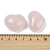 Heart Natural Rose Quartz Palm Stones G-C186-02D-3