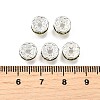 Brass Grade A Rhinestone Spacer Beads RB-A014-Z8mm-09S-4
