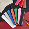 10Pcs 10 Colors PU Leather Pen Case AJEW-CA0002-25-4