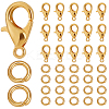 400Pcs Zinc Alloy Lobster Claw Clasps FIND-SP0001-29G-1