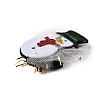 Christmas Theme Glitter Felt Fabric Alligator Hair Clip PHAR-U002-01B-3