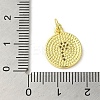 Brass Micro Pave Cubic Zirconia Pendants KK-M283-14C-01-3