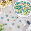 120Pcs 6 Styles Synthetic Turquoise Beads TURQ-HY0001-12A-4