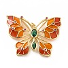 Rack Plating Brass Micro Pave Cubic Zirconia Pendants KK-E281-04G-01-1