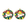 Christmas Theme Rack Plating Alloy Pendants LS-FIND-M020-04G-04-1