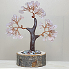 Natural Rose Quartz Tree Ornaments TREE-PW0002-04B-1