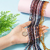 10Strands 10 Colors Transparent Glass Beads Strands EGLA-TA0013-24A-6