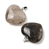 Natural Smoky Quartz Pendants G-A249-04B-03P-2