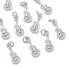 SHEGRACE Brass Micro Pave Cubic Zirconia Pendants XGRQ3D739-479P-1