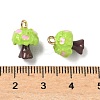 Alloy Enamel Pendants FIND-A060-01G-02-3
