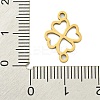Ion Plating(IP) 201 Stainless Steel Connectors Charm STAS-M015-24G-3