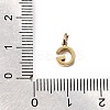 304 Stainless Steel Charms SA-CBABF3F-01G-G-3