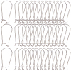 120Pcs 304 Stainless Steel Hoop Earrings Findings Kidney Ear Wires STAS-SP0001-32B-P-1