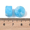 Two-Color Opaque Acrylic Imitation Gemstone Beads AC-CBA3EFE-02L-2