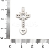 Brass Micro Pave Clear Cubic Zirconia Pendants KK-L228-35P-3