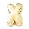 Brass Initial Beads KK-B167-27G-01X-1