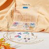 DIY Mermaid and Fishtail Shape Drop Earring Making Kit DIY-SC0018-15-7