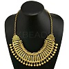 Tibetan Style Alloy Turkish Coin Tassel Chunky Bib Necklaces for Women FS-WG6DA7E-02-1