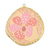 Printed 304 Stainless Steel Pendants STAS-P419-15G-03-1