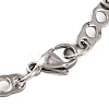 201 Stainless Steel Twist Link Chain Bracelets BJEW-B078-124GP-3