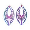 201 Stainless Steel Filigree Pendants SA-CBAF42D-01-1