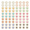 200Pcs 10 Colors Plating Acrylic Cabochons OACR-TA0001-17-2