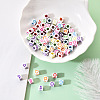 Craft White Acrylic Beads SACR-YW0001-14-5