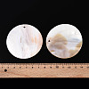 Natural Freshwater Shell Big Pendants SHEL-T020-39-4